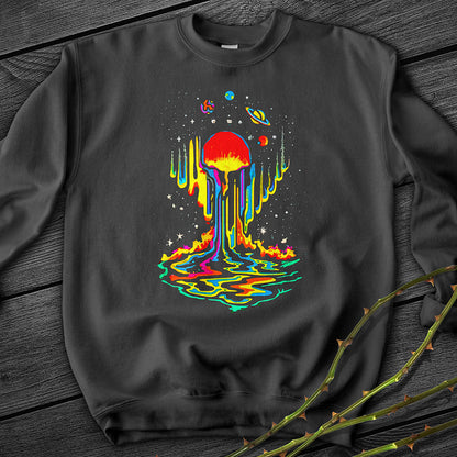 Melting Galaxy Crewneck Sweatshirt