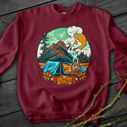 Mountain Camping Crewneck Sweatshirt