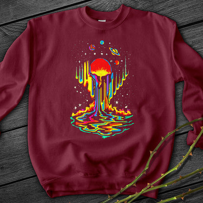 Melting Galaxy Crewneck Sweatshirt