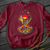 Melting Galaxy Crewneck Sweatshirt