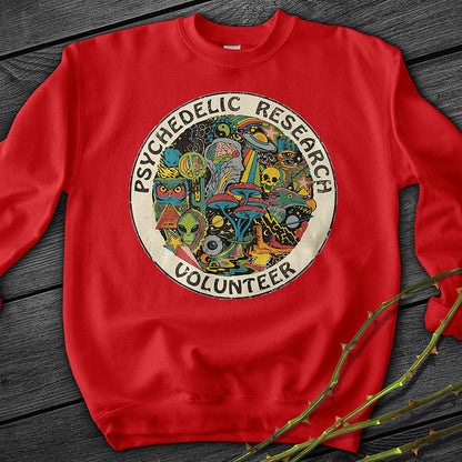 Psychedelic Research Volunteer Crewneck Sweatshirt