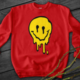 Melting Smiley Crewneck Sweatshirt