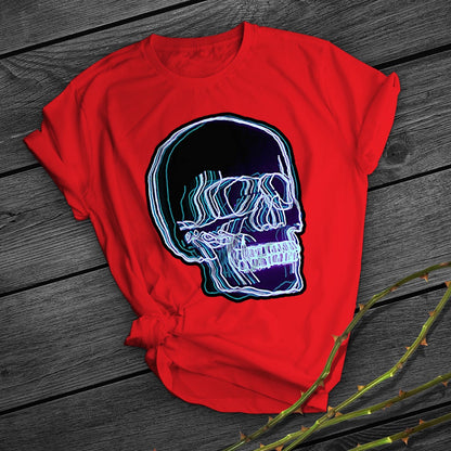 Neon Trippy Skull