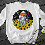 Blazing Astronaut Crewneck Sweatshirt