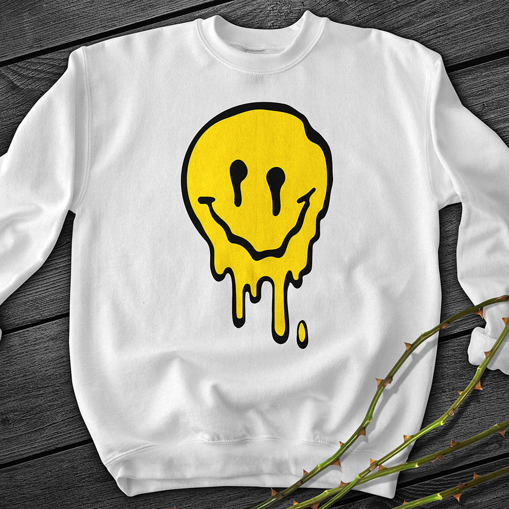 Melting Smiley Crewneck Sweatshirt